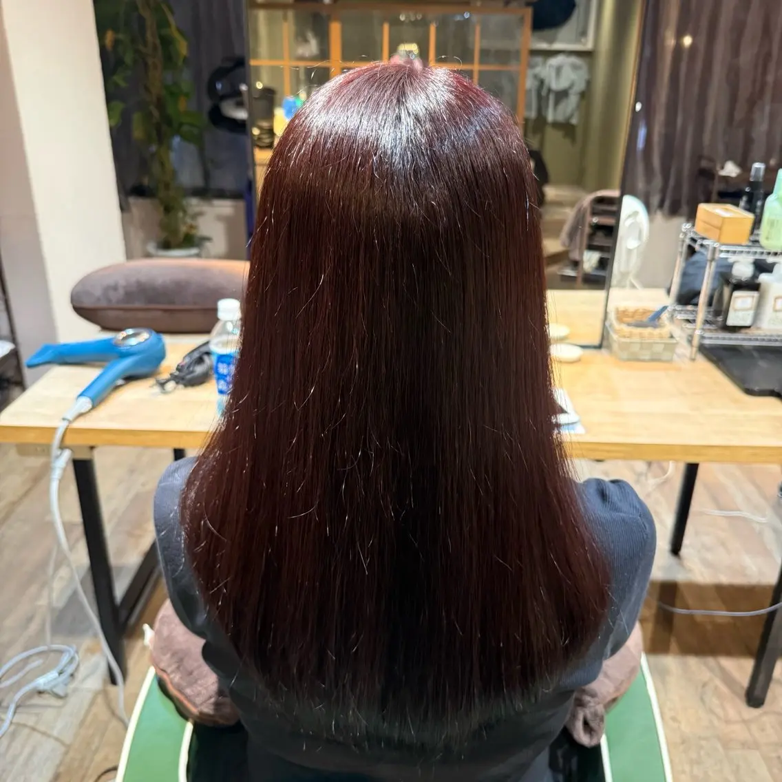 ミディアム カラー レッドカラー ヘアカラー トリートメント ✵ ✯MOMOKA✯ ✵のヘアスタイル