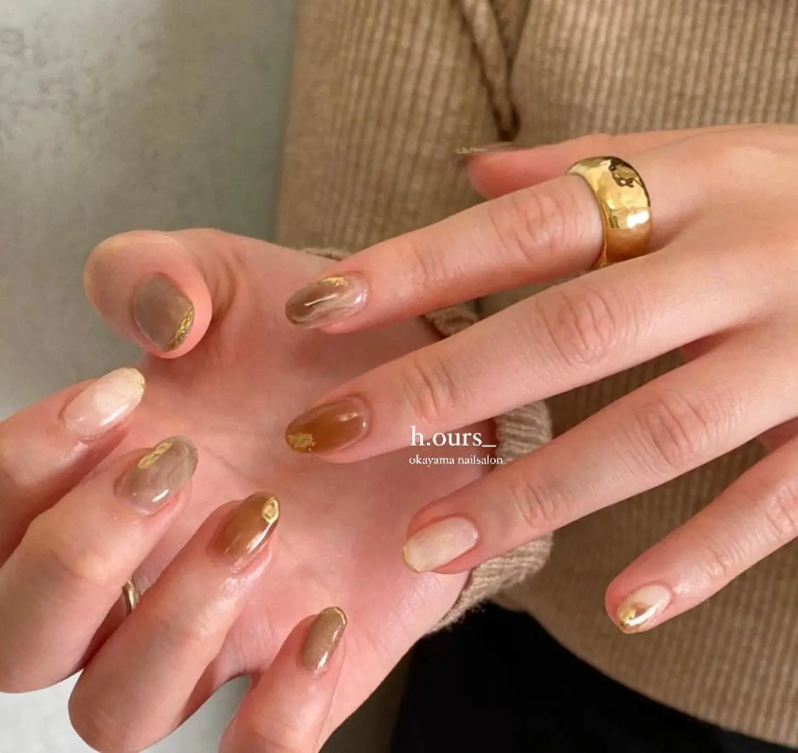 ネイル ニュアンスネイル シンプルネイル h.ours _のネイルデザイン