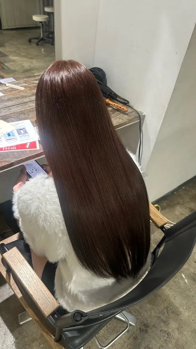 ロング カラー ベージュカラー ブリーチ ブラウンカラー ブリーチなしカラー 髪質改善 ブリーチ/ハイトーン ⚗️HARUKAのヘアスタイル