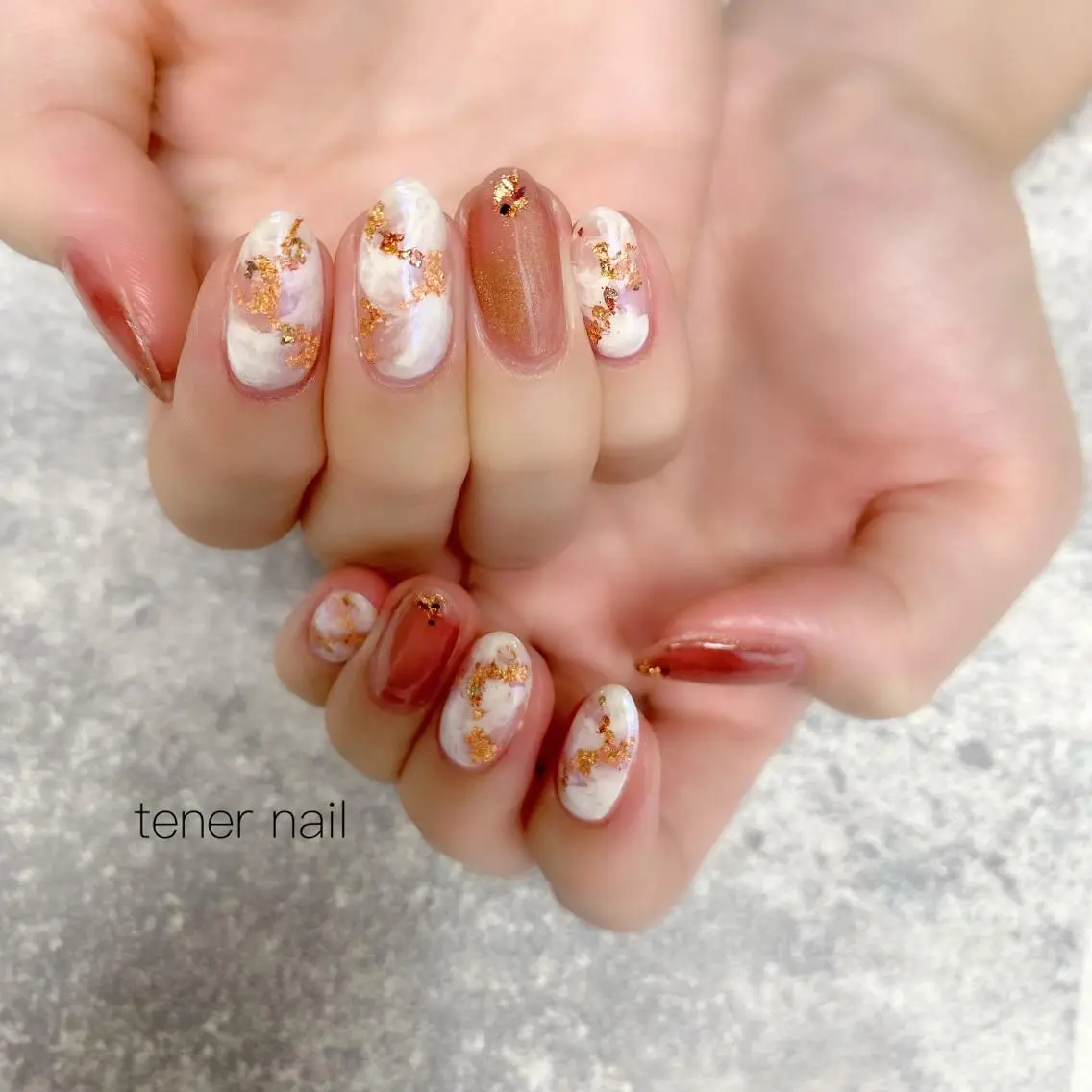 ネイル マグネットネイル ニュアンスネイル テネルネイル tener nailのネイルデザイン