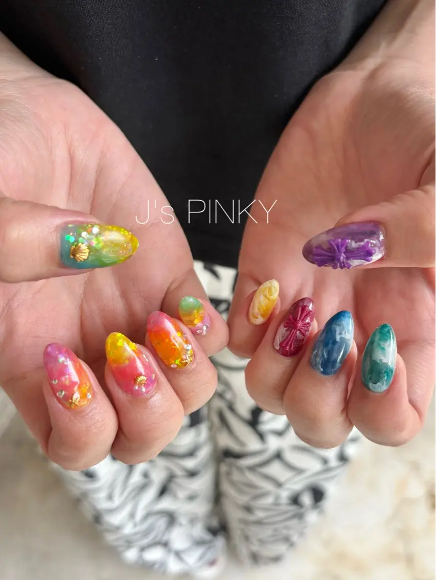 ネイル ハンドネイル jspinky rioのネイルデザイン