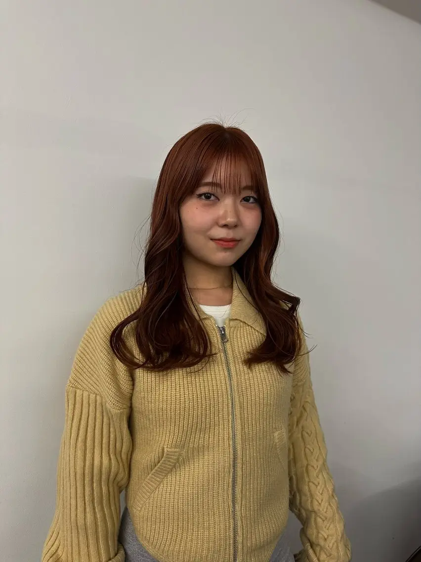 ロング カラー キッズ カット ヘアカラー トリートメント オトナヘア🌸 harukaのヘアスタイル