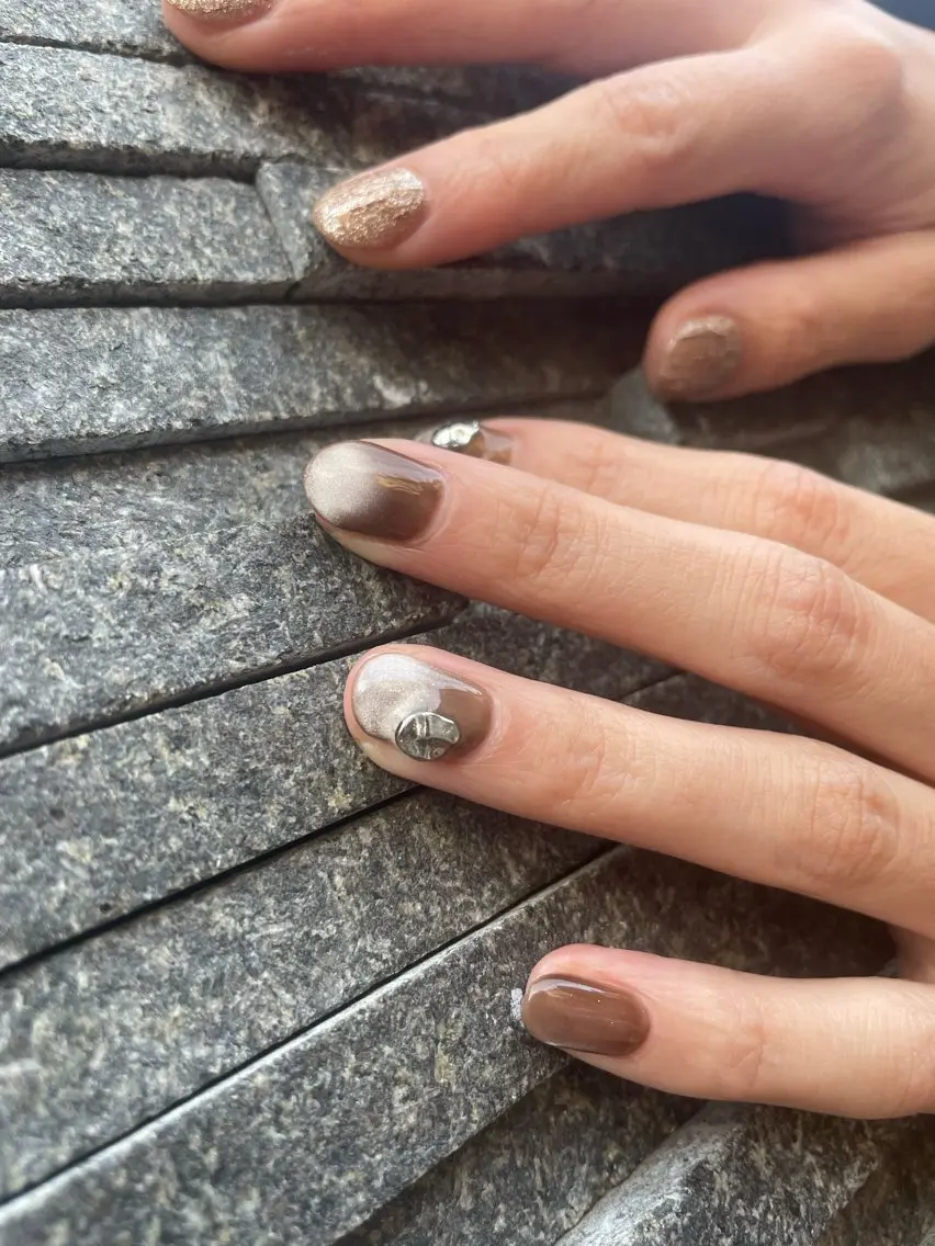 ネイル マグネットネイル シンプルネイル ハンドネイル cscnail keikoのネイルデザイン
