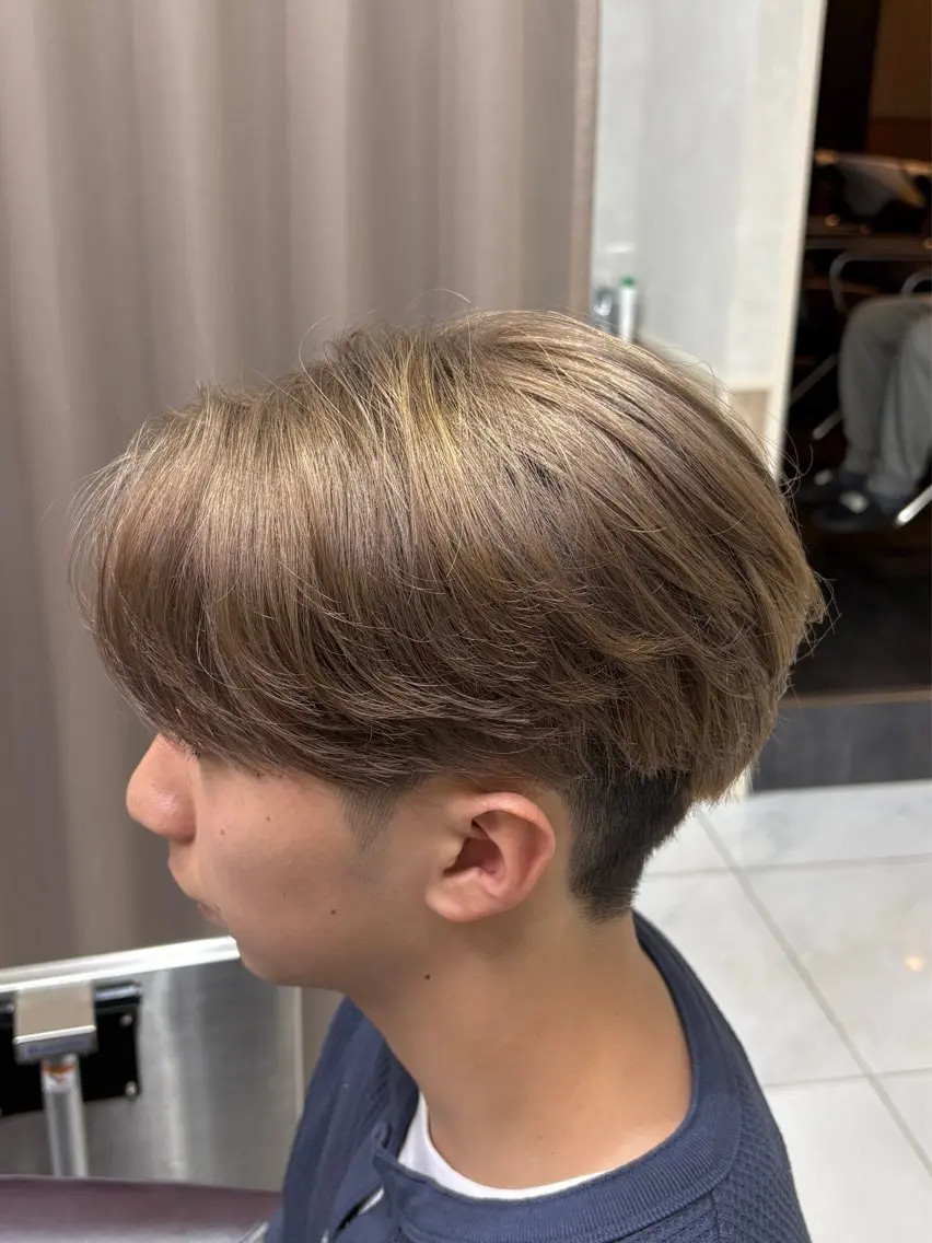 ショート メンズ カット ヘアセット GRANDEUR ryuのヘアスタイル