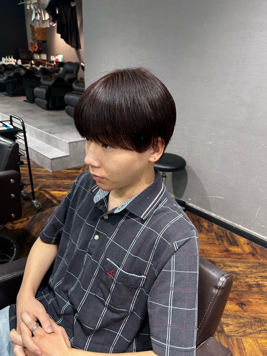 メンズ マッシュ 久保 涼のヘアスタイル