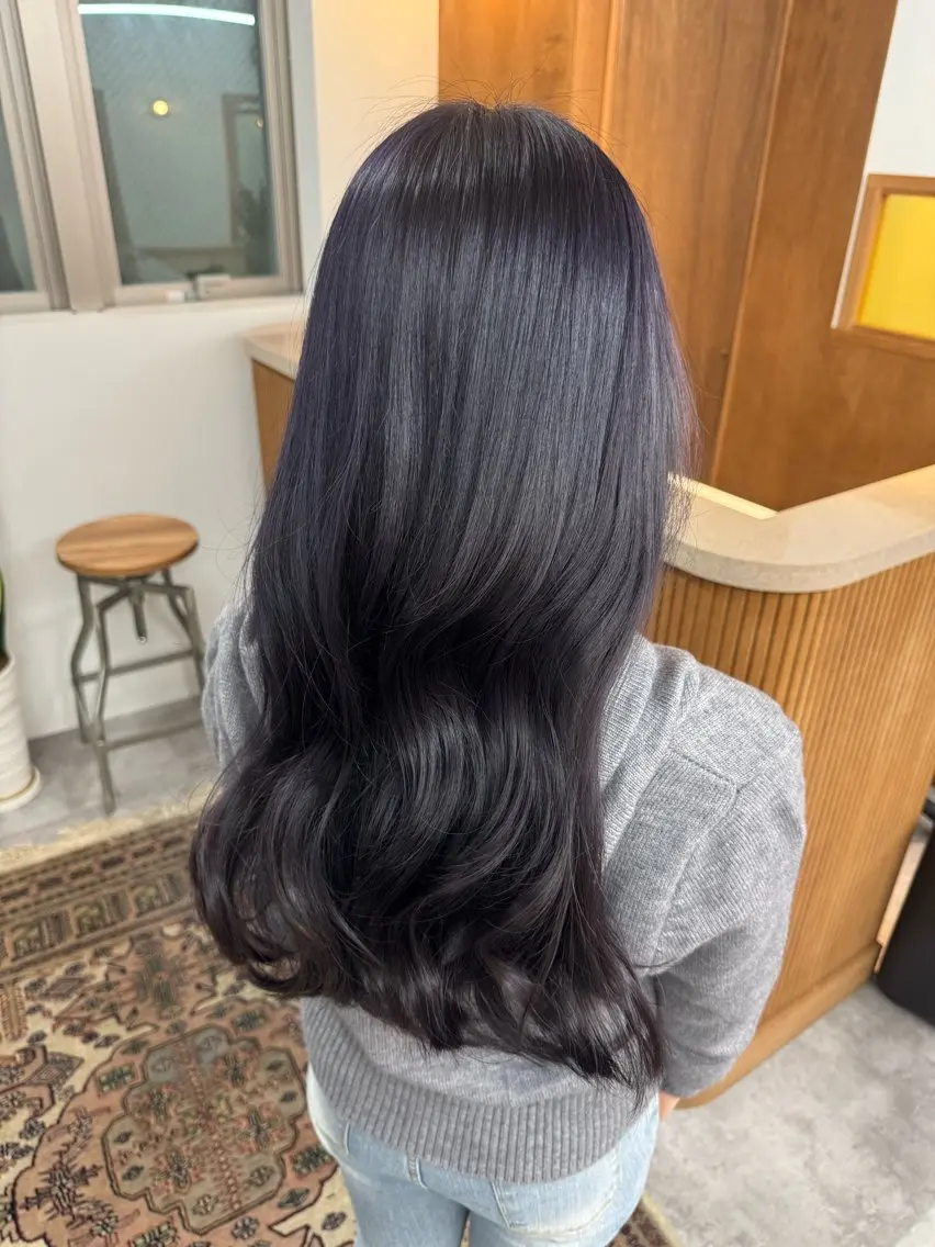ロング カラー ヘアカラー トリートメント お洒落メンズスタイル aco 🌙のヘアスタイル
