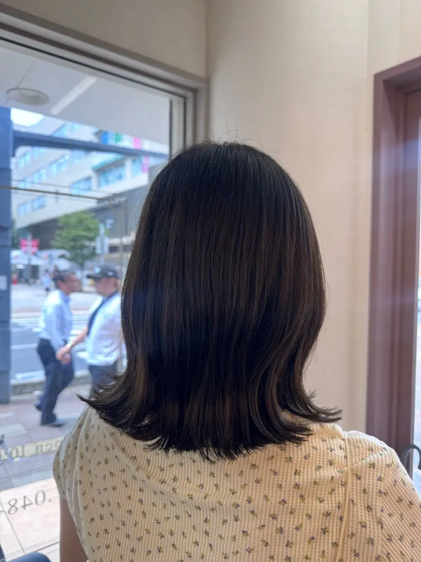 カラー ヘアカラー 戸張 渚のヘアスタイル