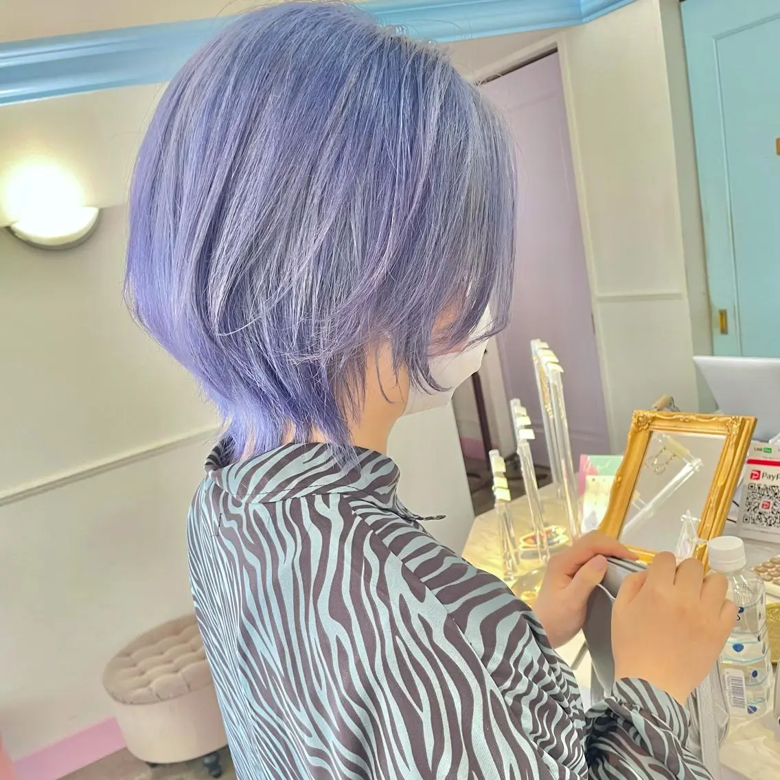 ショート ヘアカラー トリートメント Lit.豊橋 夏目のヘアスタイル