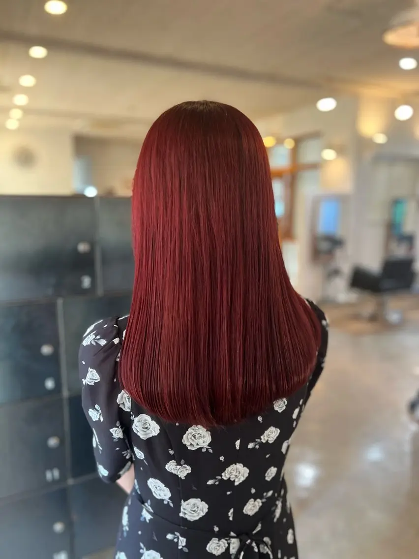 ロング ヘアカラー DOLL モデル募集アカウントのヘアスタイル