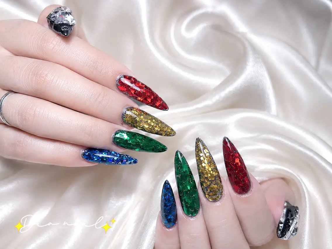 ネイル フットネイル 韓国ネイル レース マグネットネイル ニュアンスネイル ハンドネイル Dia nail サロンのネイルデザイン