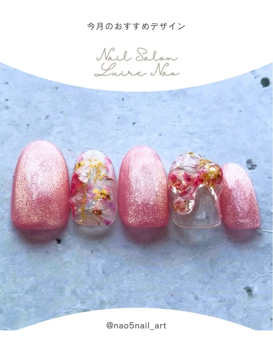 大人可愛い🪷定額ネイル💅Flower【オフなし】の写真