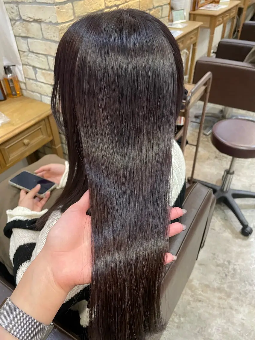 ロング カラー 髪質改善 トリートメント 髪質改善/髪質改善カ ラー/TOKIのヘアスタイル