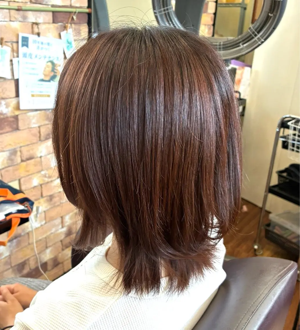 セミロング Kisei中山店 🍊たかはしさな🍊のヘアスタイル