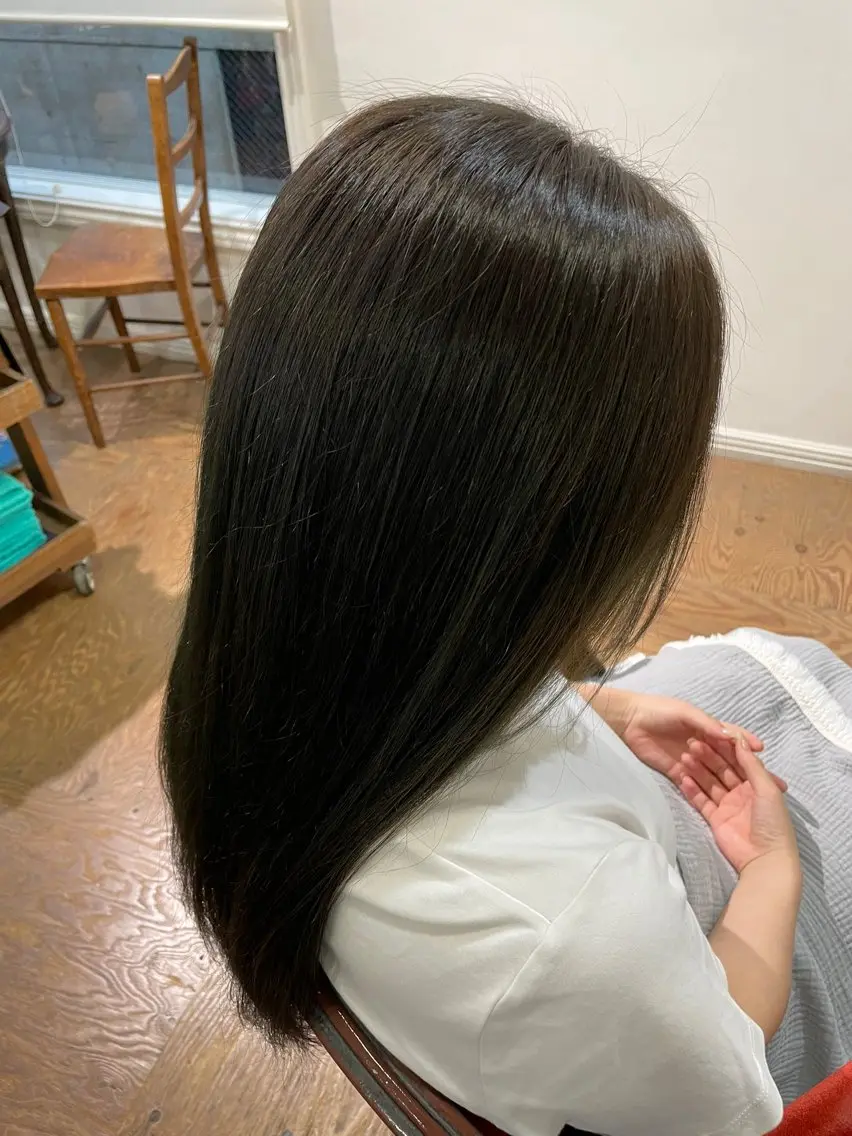 カラー ヘアカラー いしかわ あいみのヘアスタイル