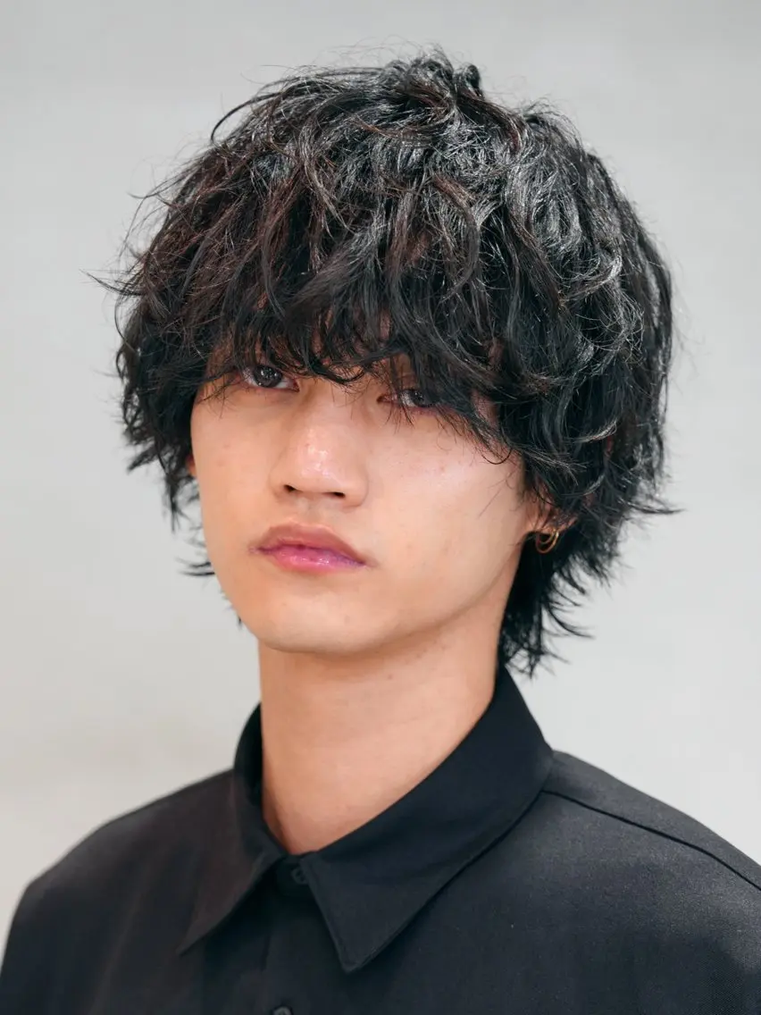 パーマ メンズ 井上  輝香 elima 武蔵小杉のヘアスタイル