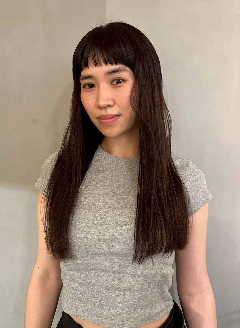 ロング エクステ 梅田|似合わせパーマ ヤマシタミウ🌀のヘアスタイル