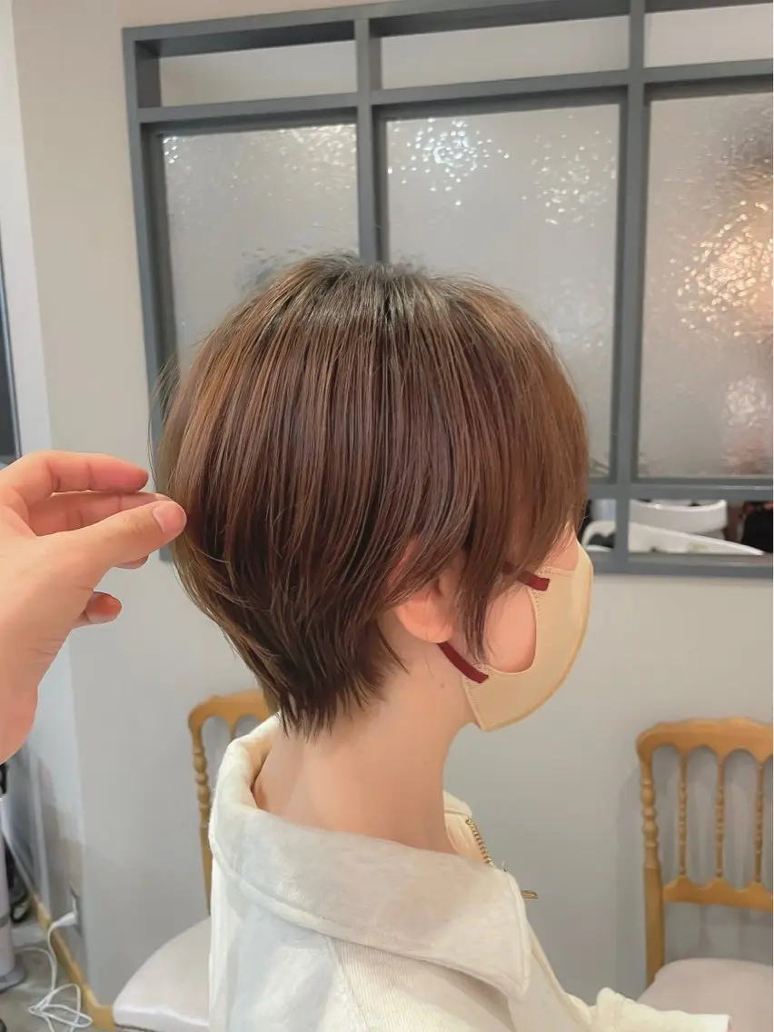 ショート カラー カット ヘアカラー トリートメント 博多/髪質改善/レイ ヤー/縮毛矯正/れいのヘアスタイル