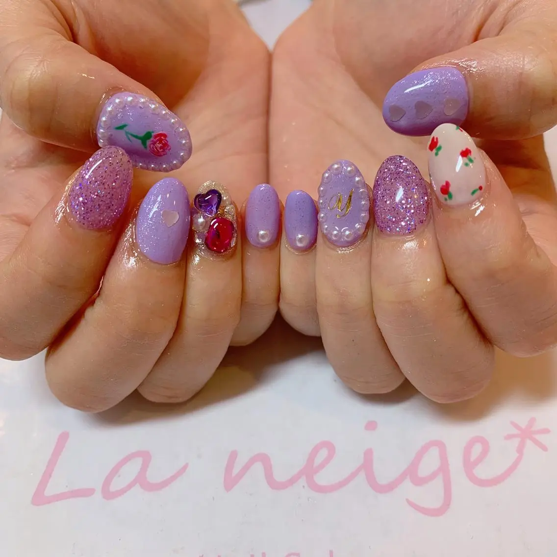 ネイル La neige* yuki 🐩🌙のネイルデザイン
