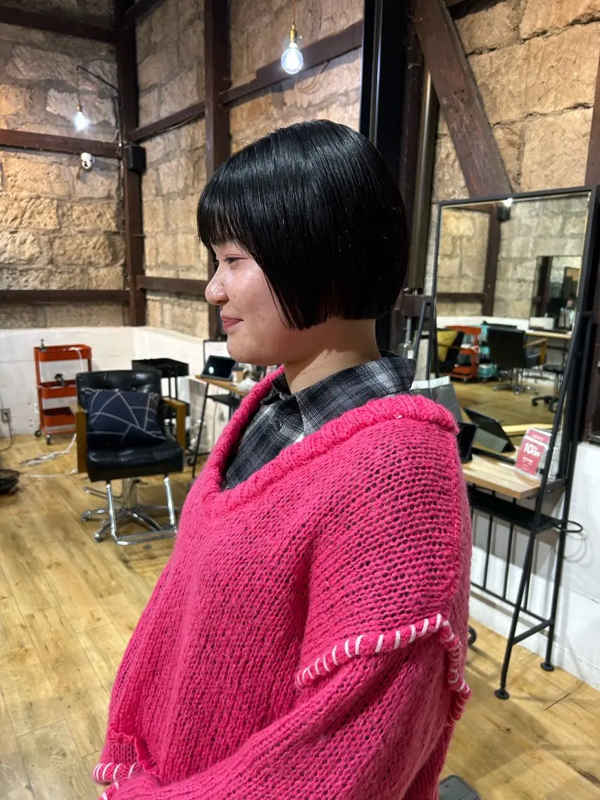 ショート ショートボブ ボブ ショートヘア 曽山 乙羽のヘアスタイル