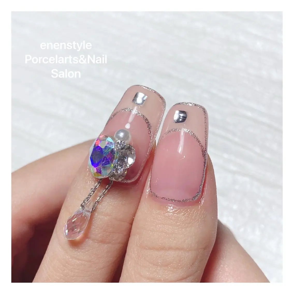 ミディアム ネイル 🐾enen style 🐾のネイルデザイン