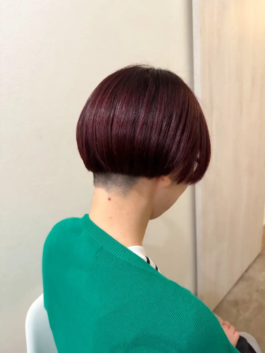 ショート カラー ブリーチ ブリーチなしカラー 1日空き◎艶髪 misatoのヘアスタイル