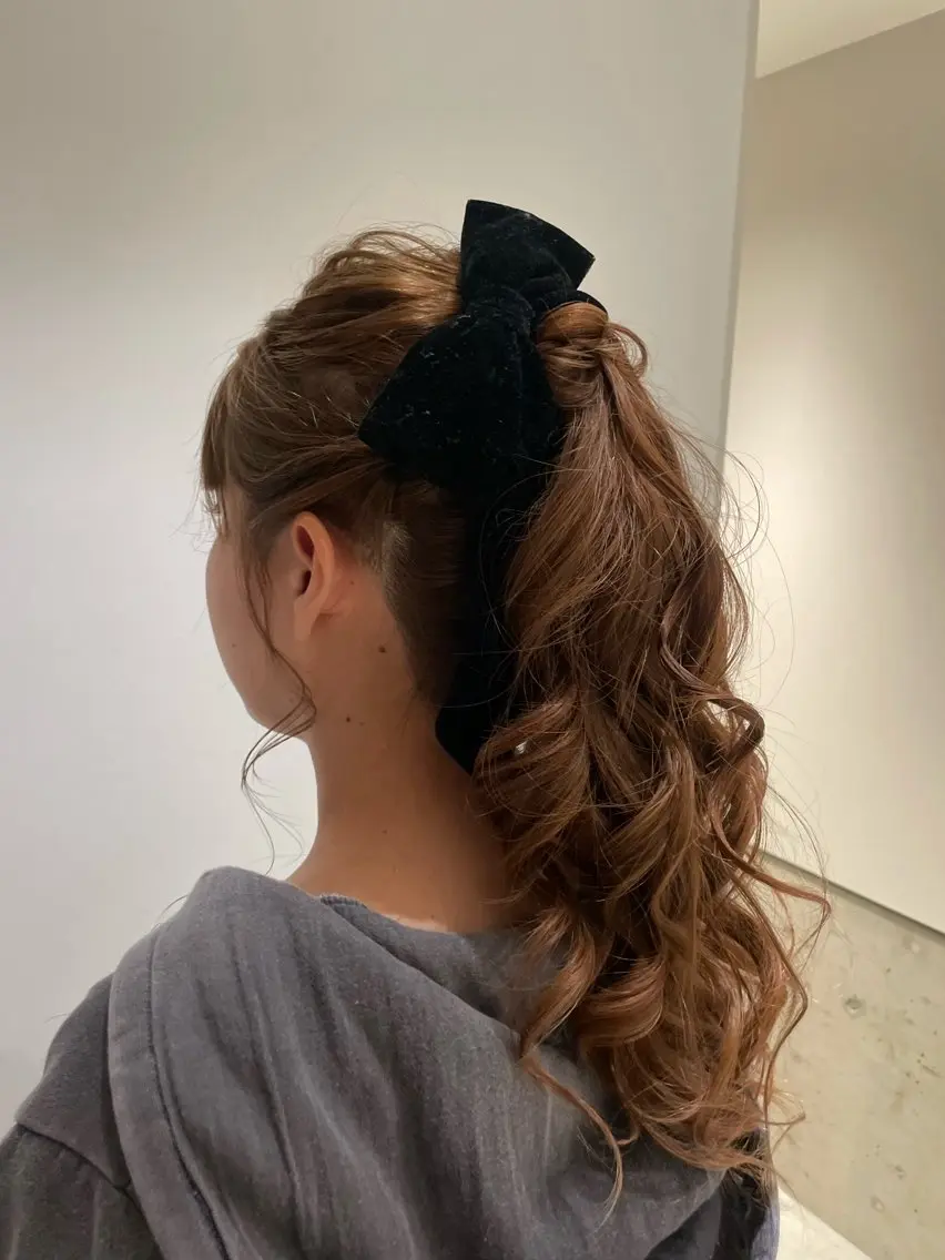 ヘアアレンジ kilto.きょうか 🍑カットモデル🍑のヘアスタイル