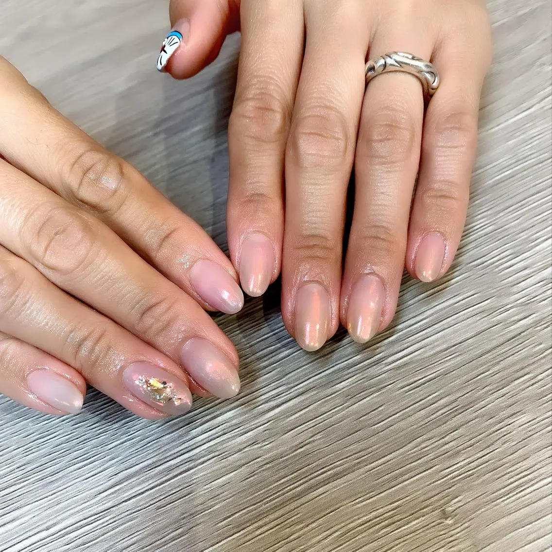 ネイル オフィスネイル 木下 ゆみのネイルデザイン