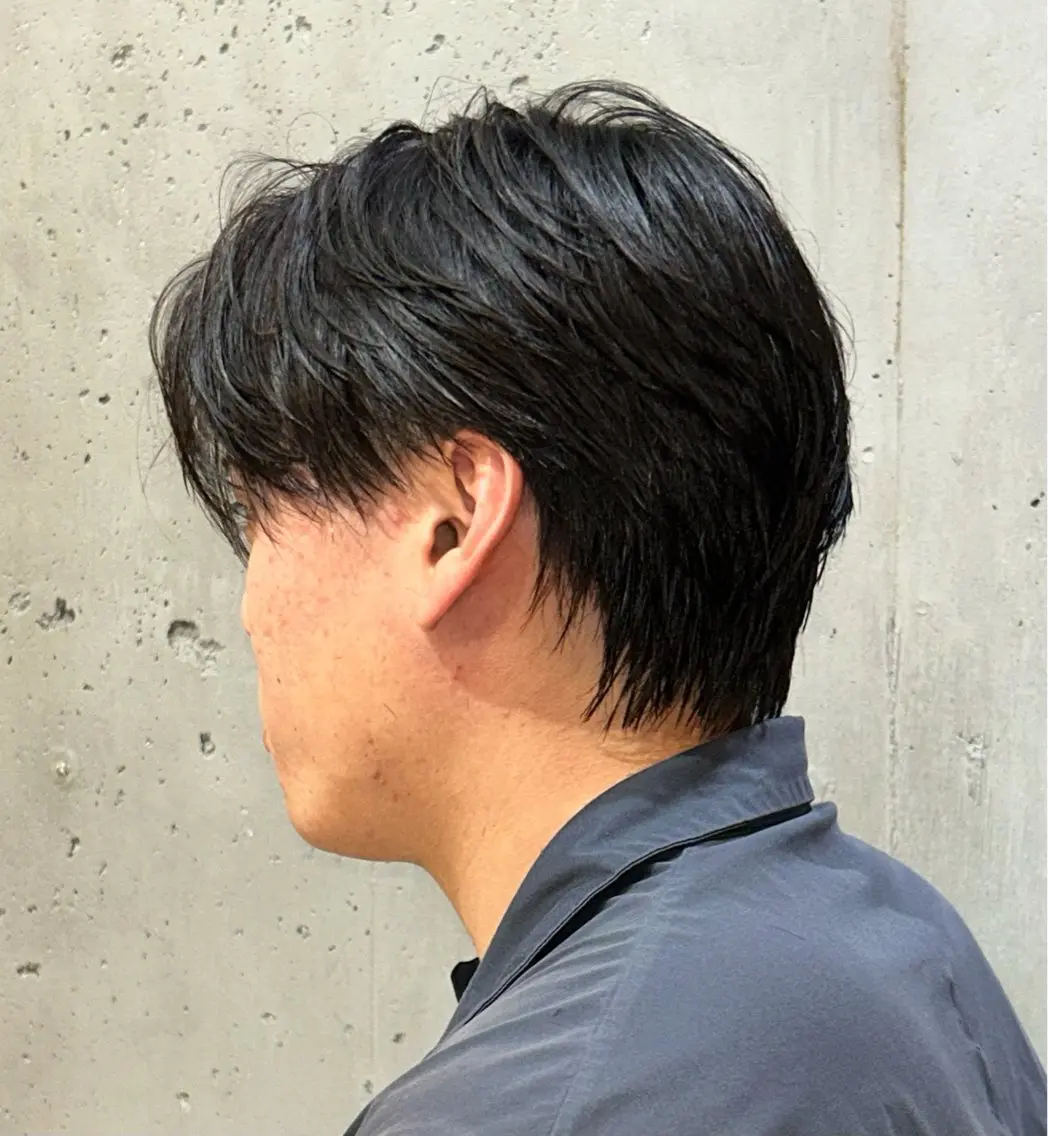 メンズ センターパート メンズウルフカット ウルフカット HARU ☑️のヘアスタイル