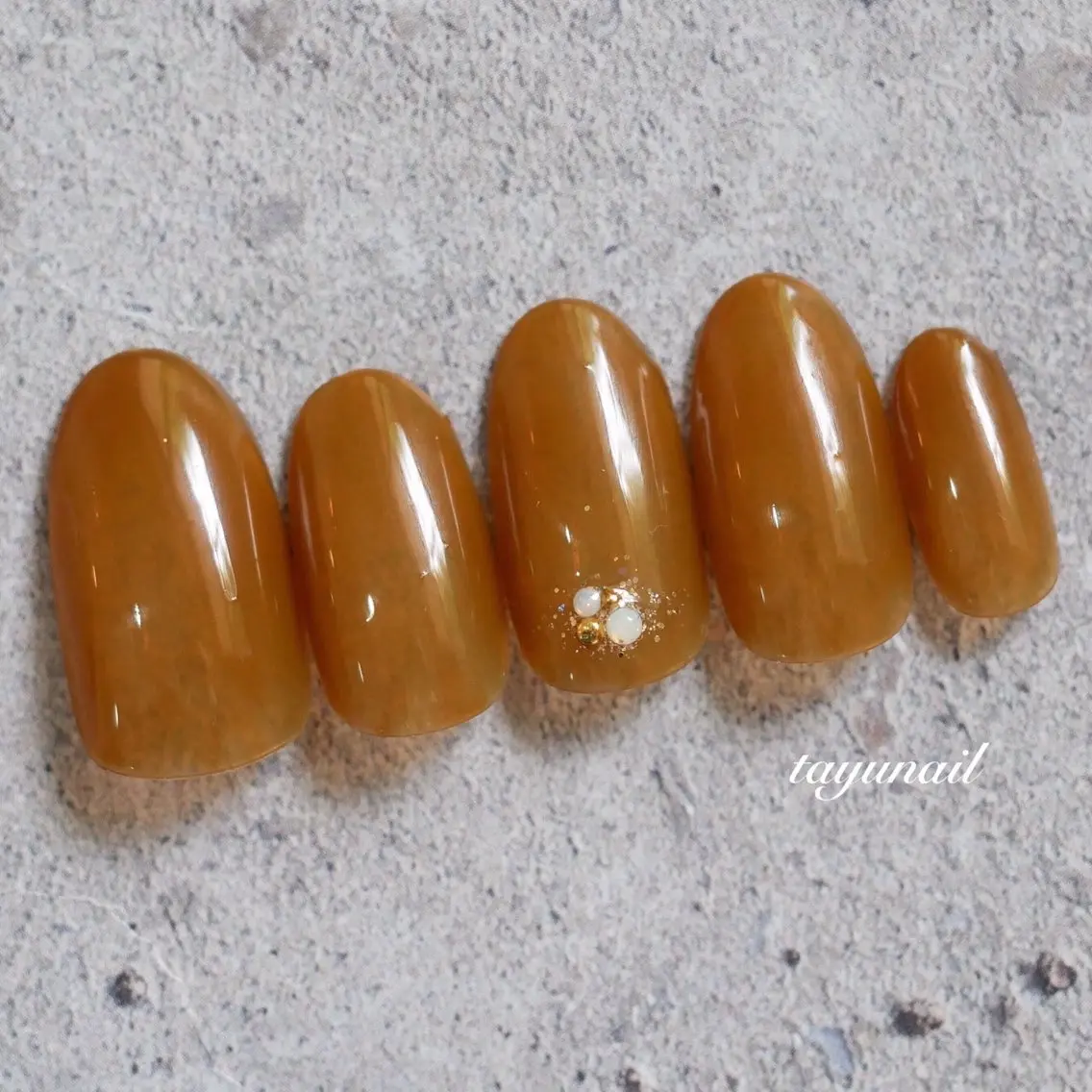 ネイル アートネイル ジェルネイル パラジェル シンプルネイル ハンドネイル ネイルサロン 【たゆnail】のネイルデザイン