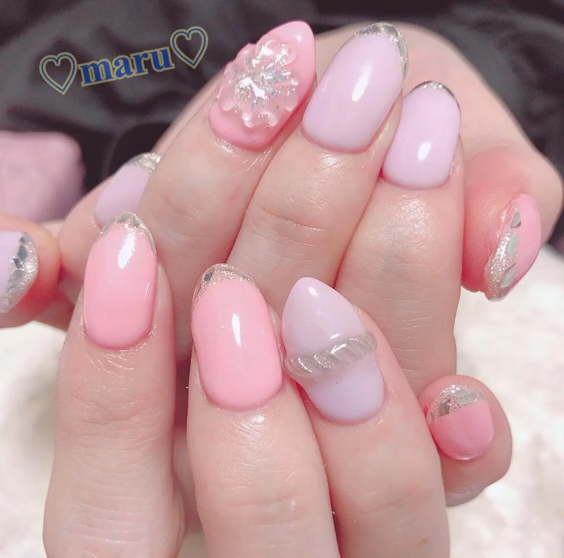 ネイル クリアネイル ジェルネイル ハンドネイル フットネイル まるみ ♡のその他イメージ