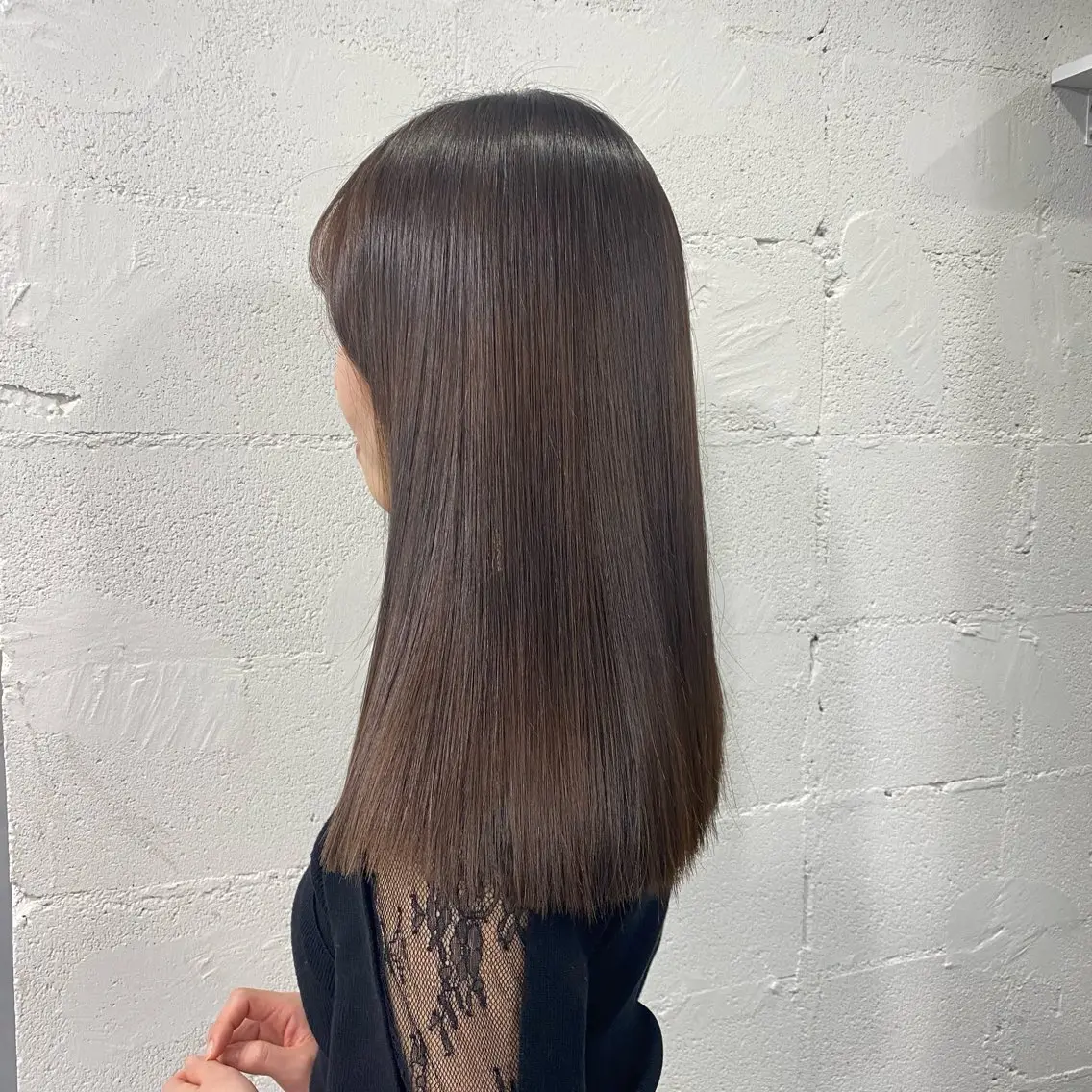 セミロング カラー 髪質改善 ヘアカラー トリートメント 梅田中崎町髪質改善 /オキヒロト/エコルのヘアスタイル