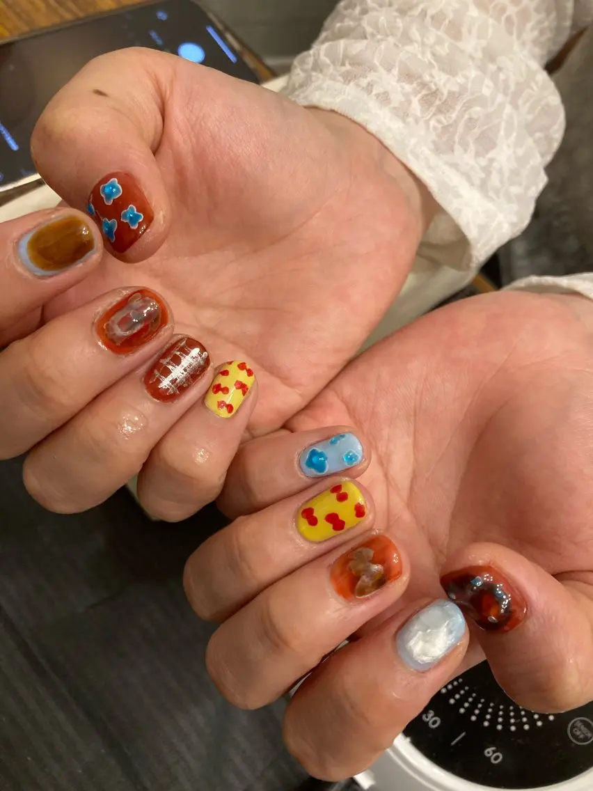 ネイル ハンドネイル ハンドケア 爪の絵描き屋 ミテネイルのネイルデザイン