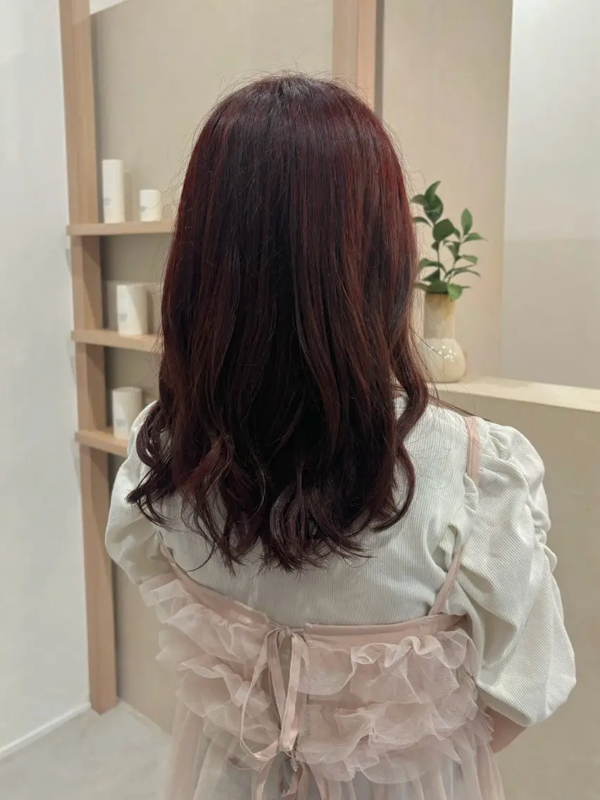 💛50%off💛ワンカラーL +トリートメント（ブロー代込み）の写真