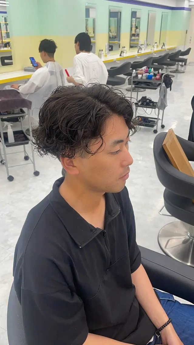 パーマ メンズ カット パーマ メンズ特化/パーマ/ カット/カラー/るなのヘアスタイル