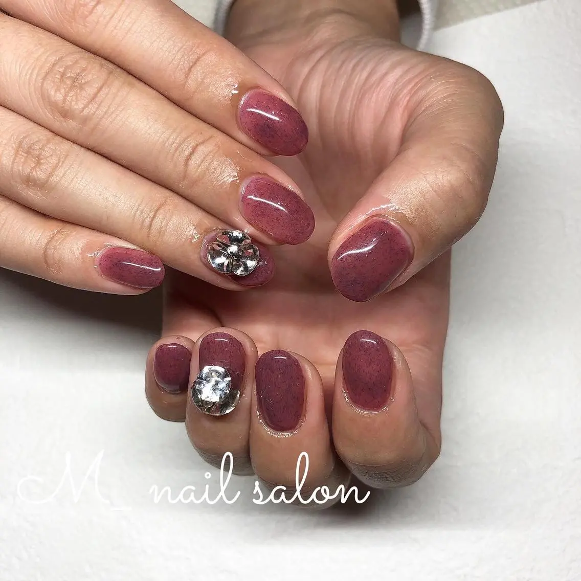 ネイル ワンカラーネイル M_ nail salonのネイルデザイン
