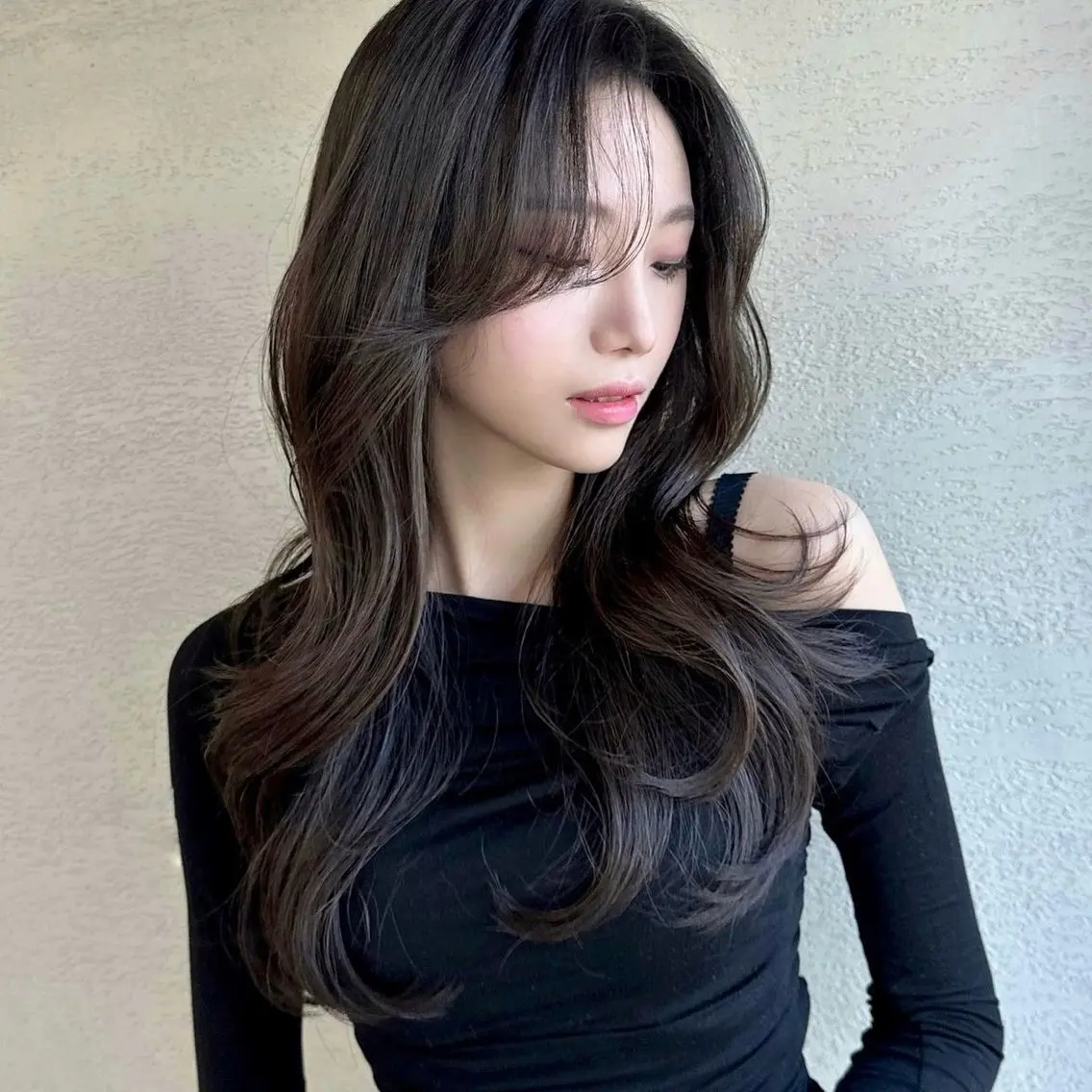ロング カラー カット トリートメント 本場の韓国ヘア 🇰🇷 中尾 崇人のヘアスタイル