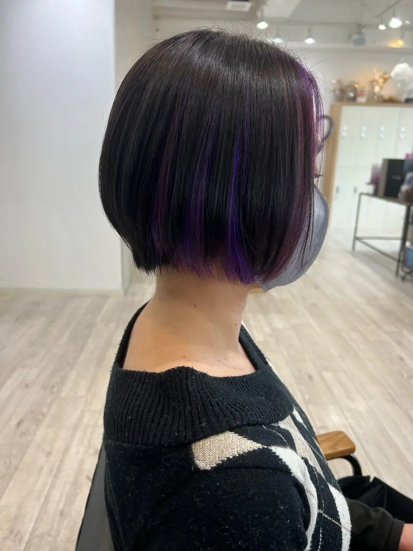 ショート カラー イヤリングカラー 吉川 敬のヘアスタイル