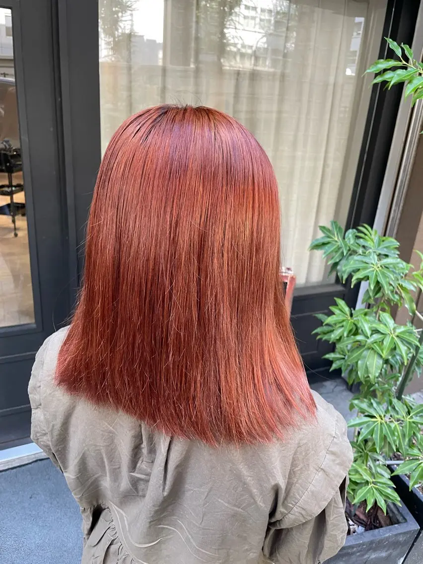 ミディアム ヘアカラー ヘッドスパ ✨レディースカット モデル募集✨イブキのヘアスタイル
