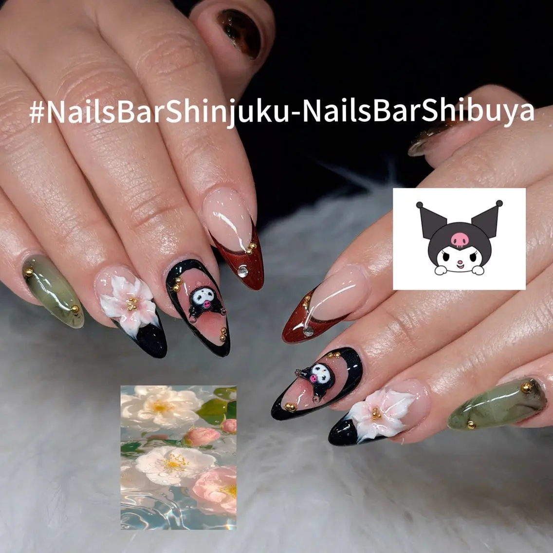 ネイル 長さ出し フレンチネイル ジェルネイル 韓国ネイル ロングネイル NAILS BAR SHINJUKUのネイルデザイン