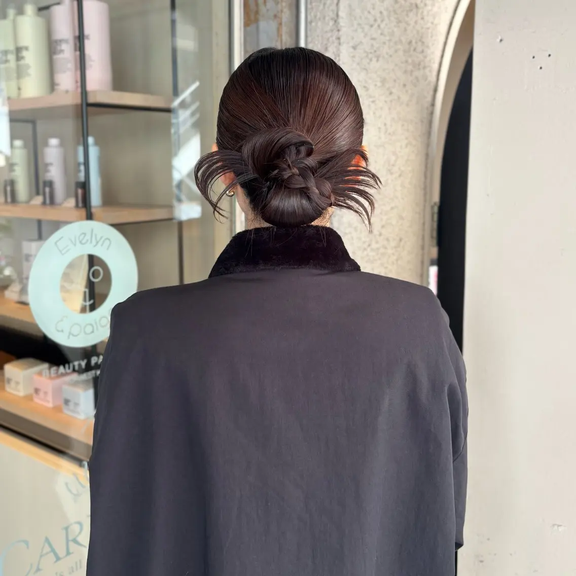 ヘアアレンジ 髪飾り ヘアセット 芦刈 咲来のヘアスタイル