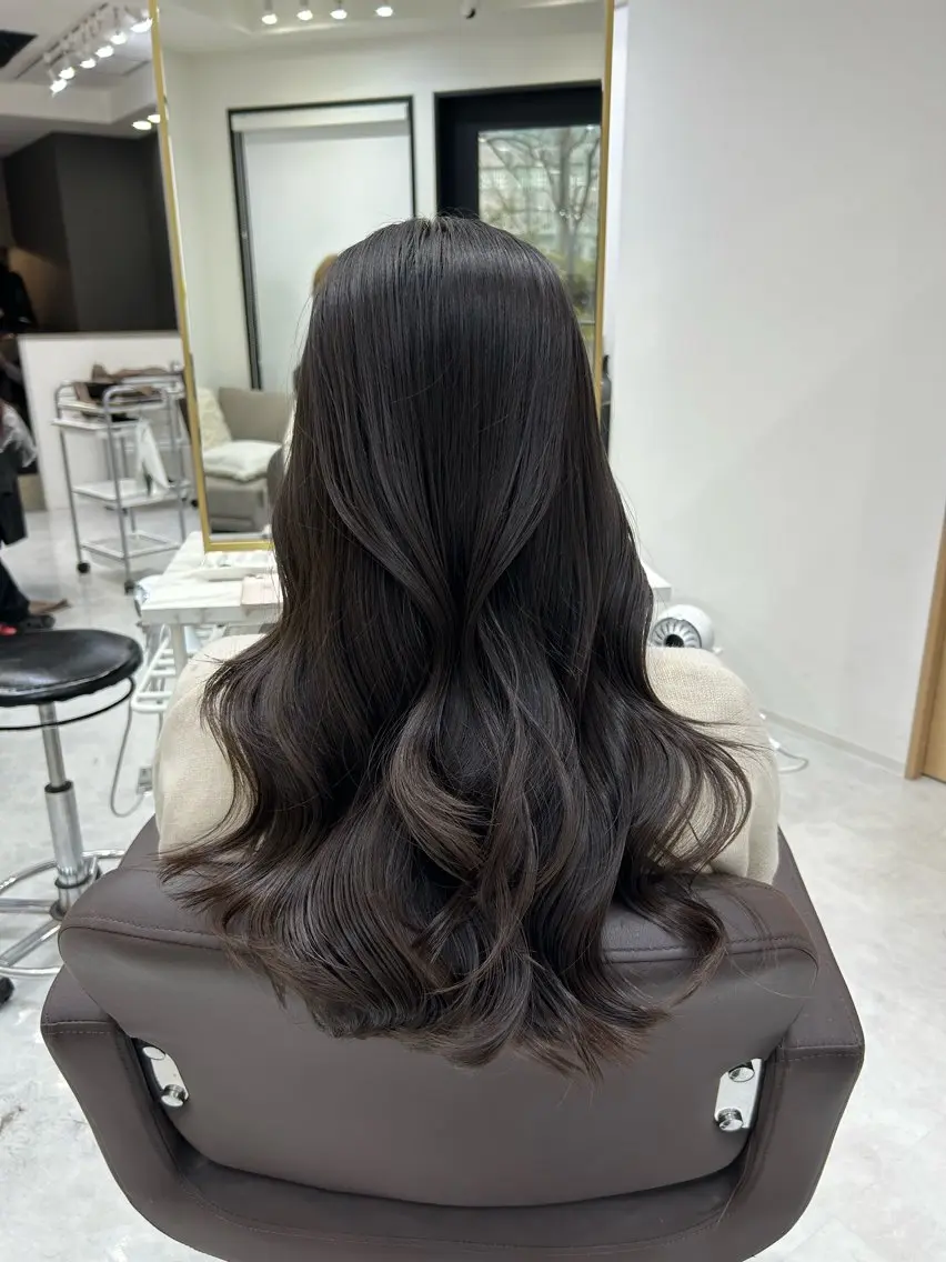 ロング カラー カット ヘアカラー トリートメント ヘアセット 赤み消しカラー 🍀JUNKIのヘアスタイル
