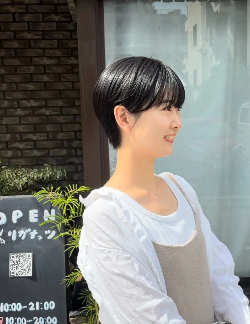 ショート 『ショート、ボブ』 中川 遼のヘアスタイル