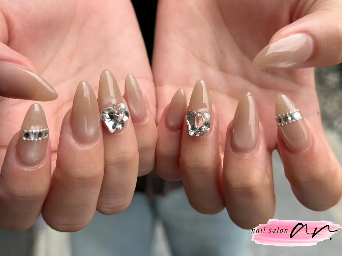 ネイル 韓国ネイル ワンホンネイル nailsalon ar.のネイルデザイン