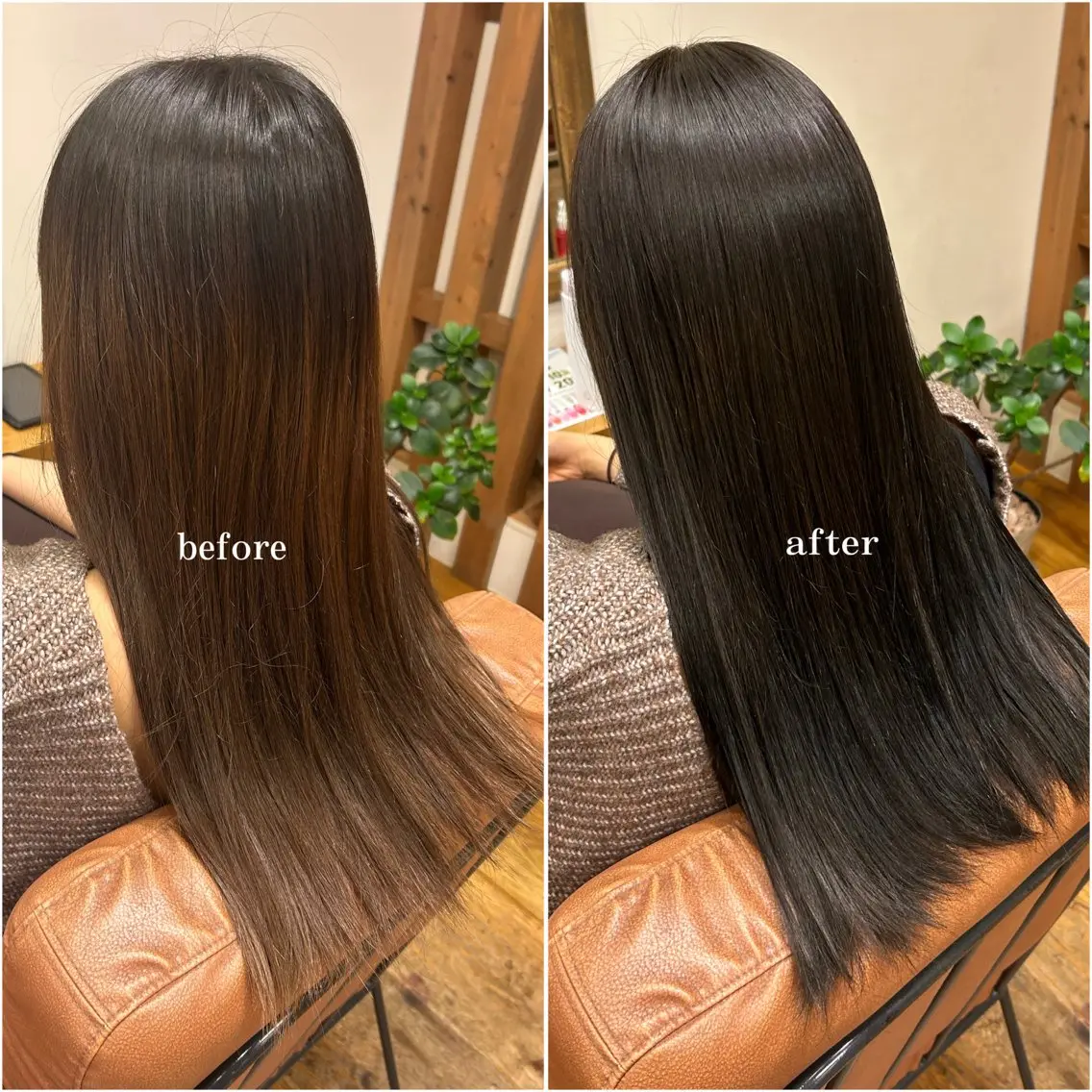 ロング カラー トリートメント ヘアカラー トリートメント aya/梅田/ カラーモデル募集のヘアスタイル