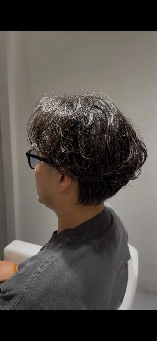 メンズ メンズパーマ 刈り上げ milli 佐藤 蓮 🤏のヘアスタイル