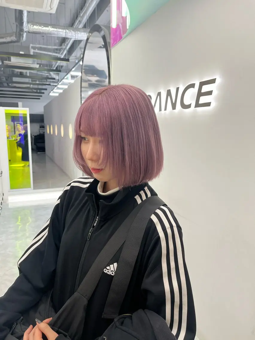 ミディアム カラー ヘアアレンジ 愛されカラー🩷 はるなのヘアスタイル