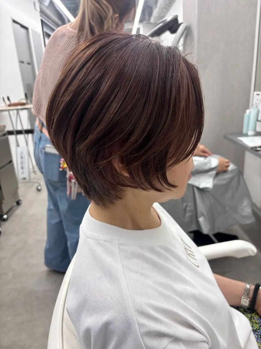 ショート ショートヘア カット ヘアカラー 関山浩平ショート /ボブ/ヘアセットのヘアスタイル