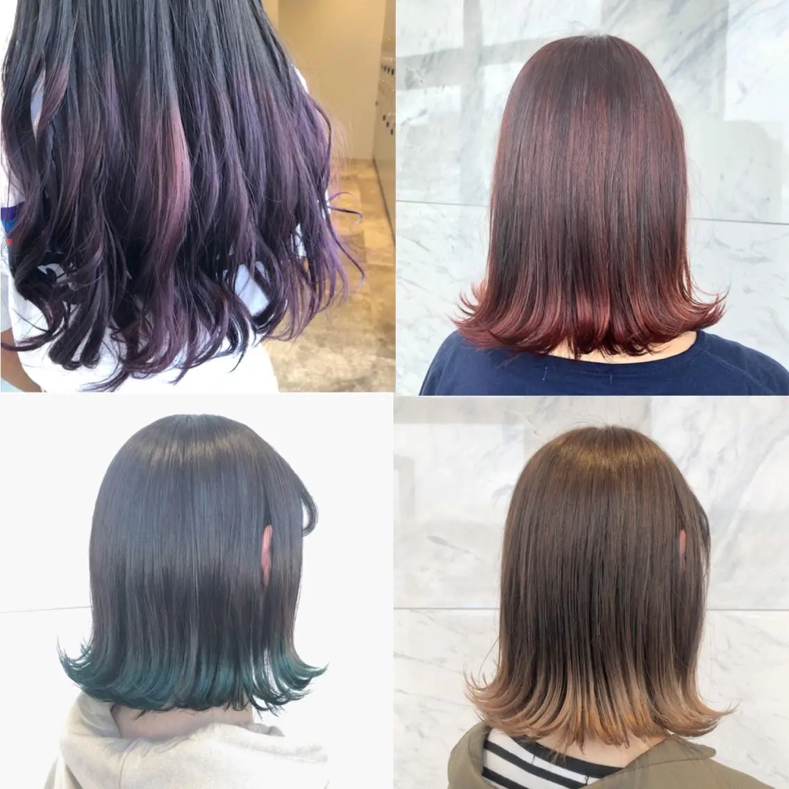 ロング カラー ヘアアレンジ yoshino yukoのマツエク・マツパデザイン