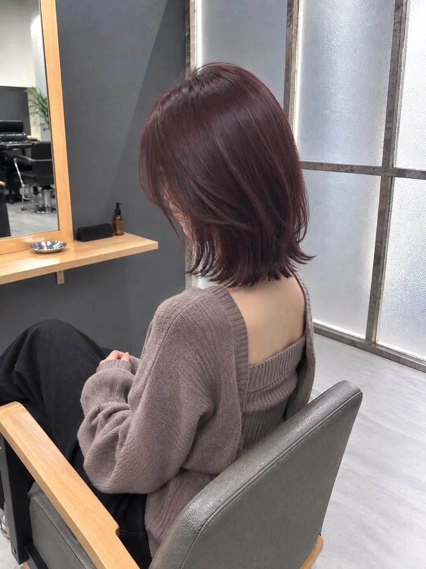 ミディアム 【Velle】 SHUHEIのヘアスタイル
