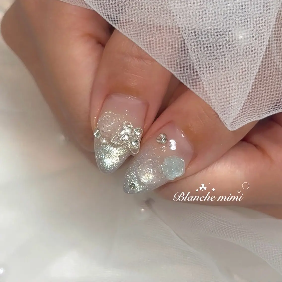 ネイル ハンドネイル Blanche mimi.u_aのネイルデザイン